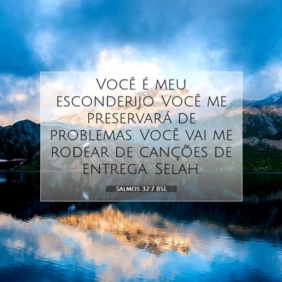 Salmos 32:7 BSL Imagem do Versículo Bíblico