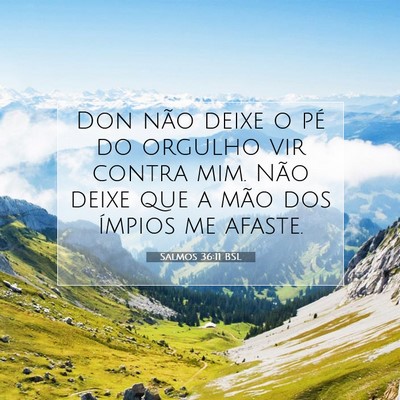 Salmos 36:11 Versículo Bíblico Explicado