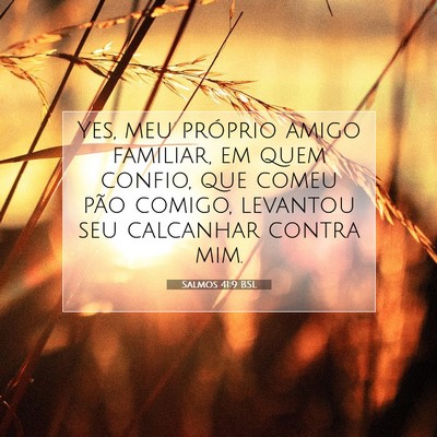 Salmos 41:9 Versículo Bíblico Explicado