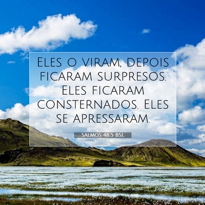 Salmos 48:5 Versículo Bíblico Explicado