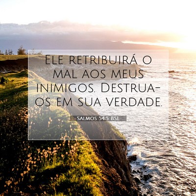 Salmos 54:5 Versículo Bíblico Explicado