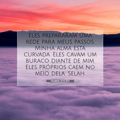 Salmos 57:6 Versículo Bíblico Explicado