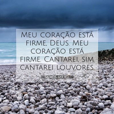 Salmos 57:7 Versículo Bíblico Explicado