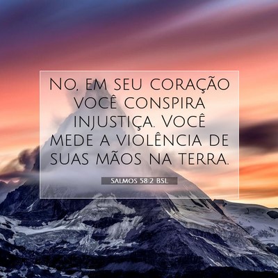 Salmos 58:2 Versículo Bíblico Explicado