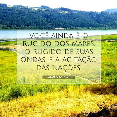 Salmos 65:7 BSL Imagem do Versículo Bíblico