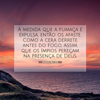Salmos 68:2 BSL Imagem do Versículo Bíblico