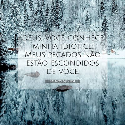 Salmos 69:5 Versículo Bíblico Explicado