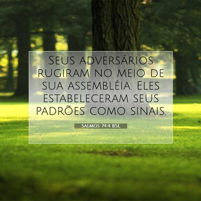 Salmos 74:4 Versículo Bíblico Explicado