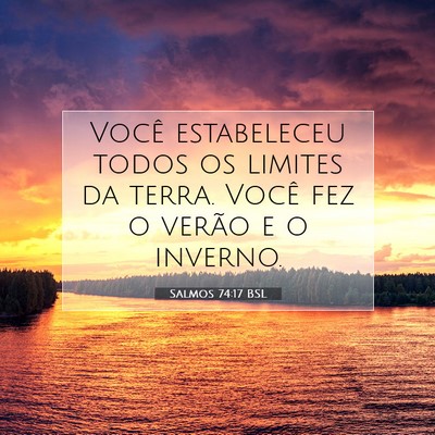 Salmos 74:17 Versículo Bíblico Explicado