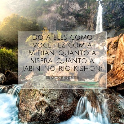 Salmos 83:9 Versículo Bíblico Explicado