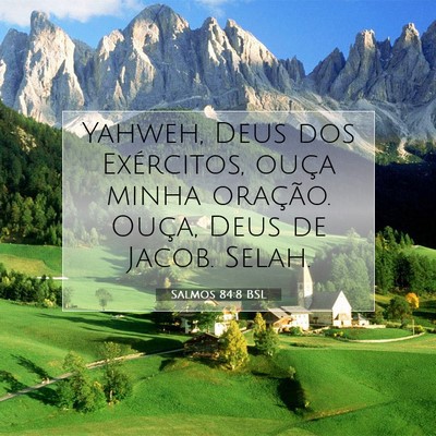 Salmos 84:8 BSL Imagem do Versículo Bíblico