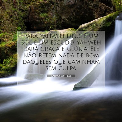 Salmos 84:11 BSL Imagem do Versículo Bíblico