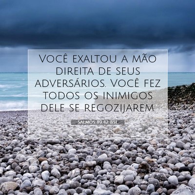 Salmos 89:42 BSL Imagem do Versículo Bíblico