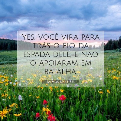 Salmos 89:43 Versículo Bíblico Explicado