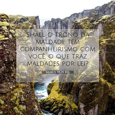 Salmos 94:20 BSL Imagem do Versículo Bíblico