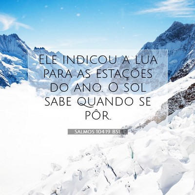 Salmos 104:19 BSL Imagem do Versículo Bíblico