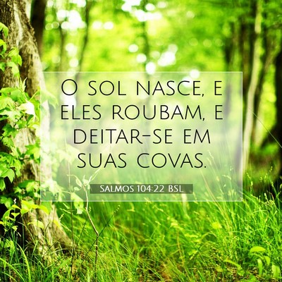 Salmos 104:22 Versículo Bíblico Explicado