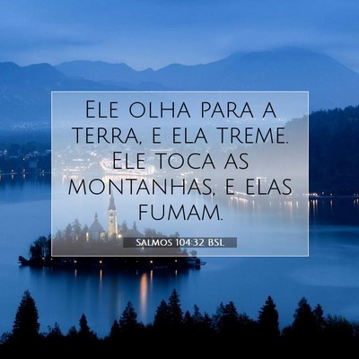 Salmos 104:32 Versículo Bíblico Explicado