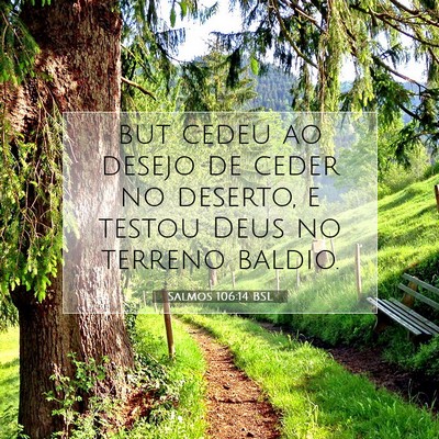 Salmos 106:14 Versículo Bíblico Explicado