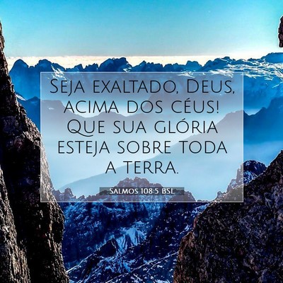 Salmos 108:5 Versículo Bíblico Explicado