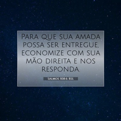 Salmos 108:6 Versículo Bíblico Explicado