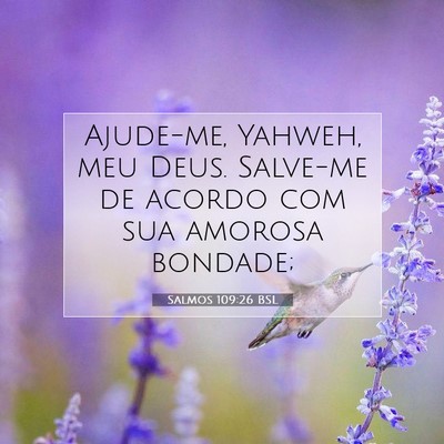 Salmos 109:26 Versículo Bíblico Explicado