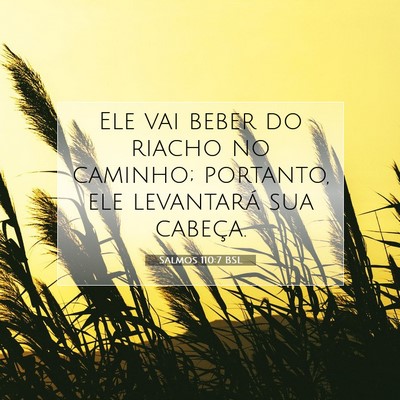 Salmos 110:7 Versículo Bíblico Explicado