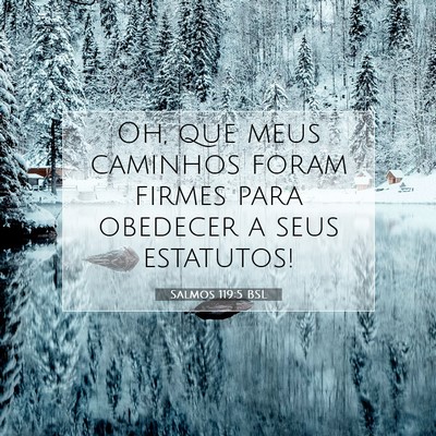 Salmos 119:5 Versículo Bíblico Explicado
