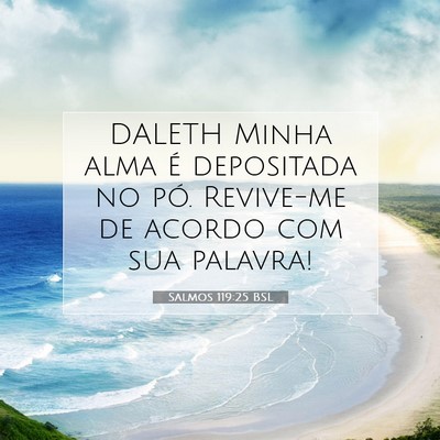 Salmos 119:25 Versículo Bíblico Explicado