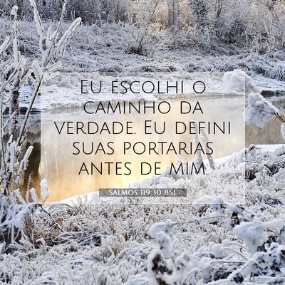 Salmos 119:30 Versículo Bíblico Explicado