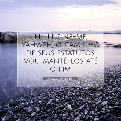 Salmos 119:33 Versículo Bíblico Explicado