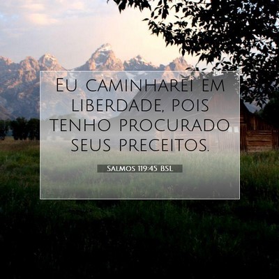 Salmos 119:45 Versículo Bíblico Explicado