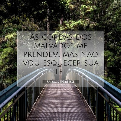 Salmos 119:61 Versículo Bíblico Explicado