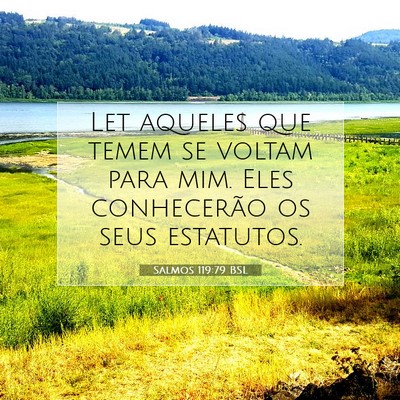 Salmos 119:79 Versículo Bíblico Explicado