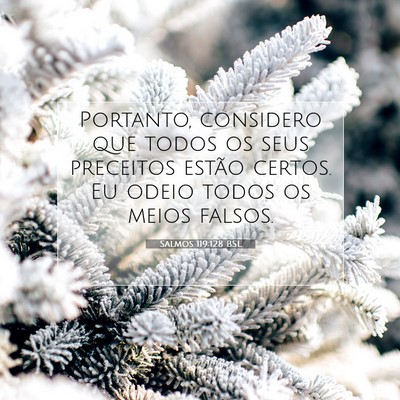 Salmos 119:128 Versículo Bíblico Explicado