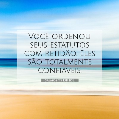 Salmos 119:138 Versículo Bíblico Explicado