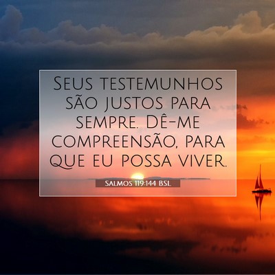 Salmos 119:144 Versículo Bíblico Explicado
