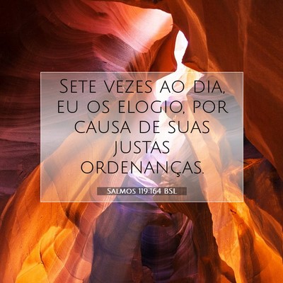 Salmos 119:164 Versículo Bíblico Explicado