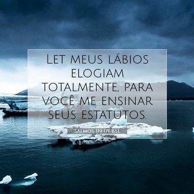 Salmos 119:171 Versículo Bíblico Explicado