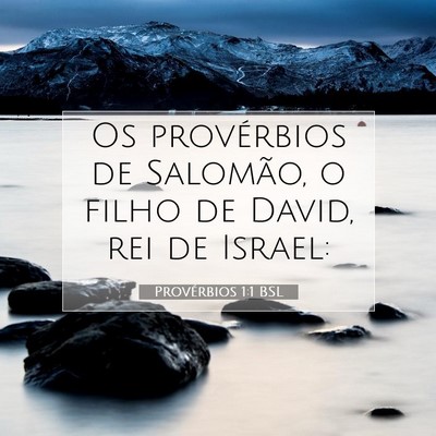 Provérbios 1:1 Versículo Bíblico Explicado