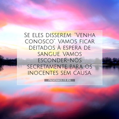 Provérbios 1:11 Versículo Bíblico Explicado