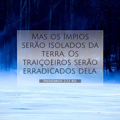 Provérbios 2:22 Versículo Bíblico Explicado