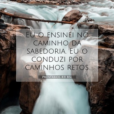 Provérbios 4:11 Versículo Bíblico Explicado