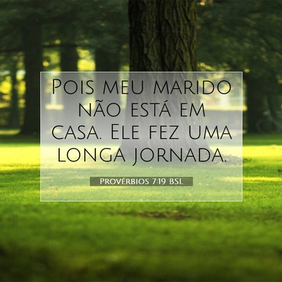 Provérbios 7:19 Versículo Bíblico Explicado