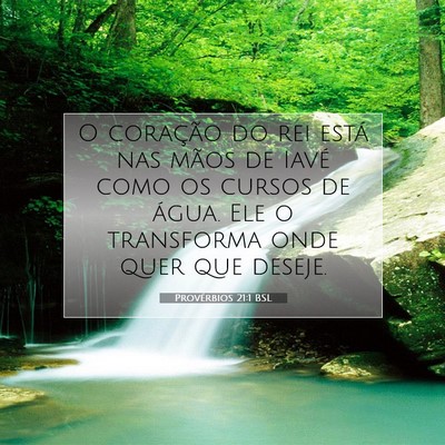 Provérbios 21:1 BSL Imagem do Versículo Bíblico