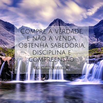 Provérbios 23:23 BSL Imagem do Versículo Bíblico