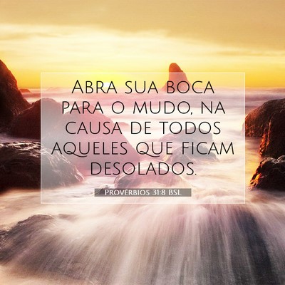 Provérbios 31:8 Versículo Bíblico Explicado