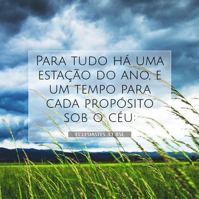 Eclesiastes 3:1 Versículo Bíblico Explicado