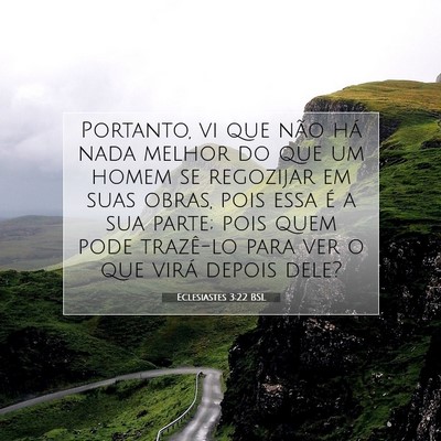 Eclesiastes 3:22 Versículo Bíblico Explicado