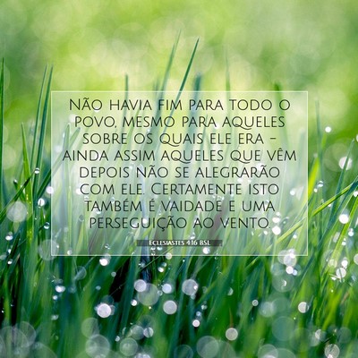 Eclesiastes 4:16 BSL Imagem do Versículo Bíblico